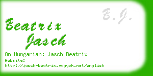 beatrix jasch business card